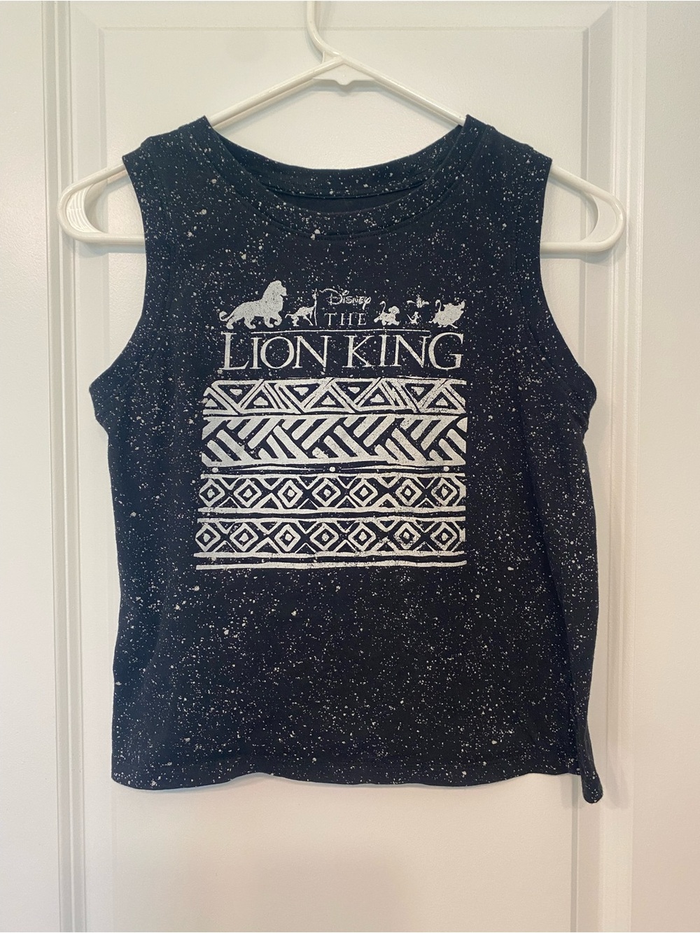 Disney Black & White The Lion King Graphic Tank Top Women’s